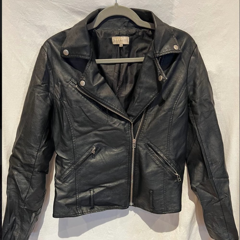 lioness faux leather jacket